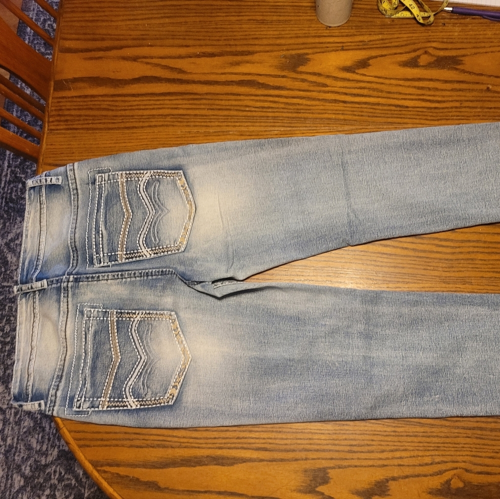 Men's Slim Straight Jeans - Light Blue